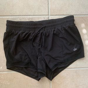 Alo black athletic shorts